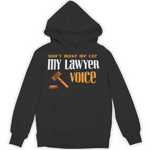 Lawyer Voice Attorney Law School Student Graduation Unisex Hoodie - Best Gift Smart