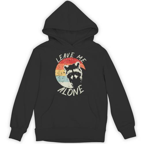 Leave Me Alone Raccoon Lover Introvert Antisocial Shy INTP Unisex Hoodie - Raresse