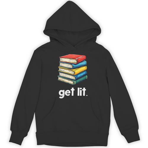 Get Lit With Books Unisex Hoodie - Bookorys