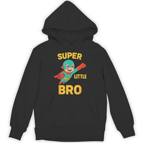 Little Cute Superhero Brother Comic Book Baby Bro Unisex Hoodie - Bookorys