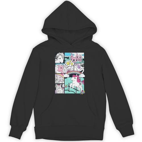 My Little Pony Classic Vintage Rainbow Castle Comic Book Unisex Hoodie - Bookorys CA