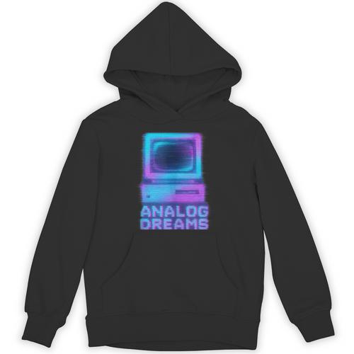 Lofi Reverie Analog Dreams Pixel 90s Desktop VHS Nostalgia Unisex Hoodie - Figerry