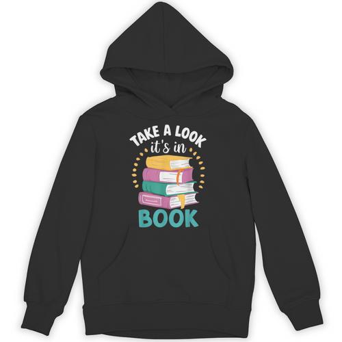 Take a Look It's In a Book Teacher Reading Apparel Unisex Hoodie - Bookorys AU