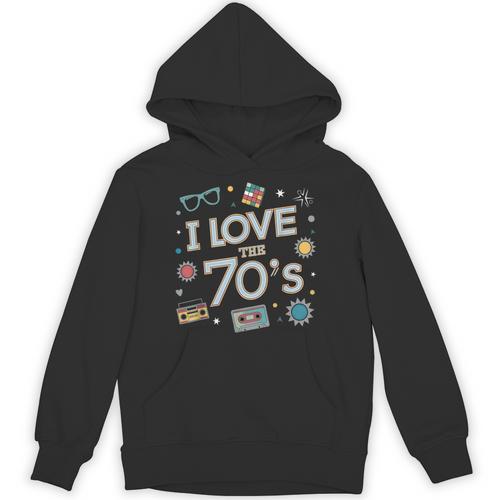 I Love The 70's Retro Nostalgia Unisex Hoodie - Figerry