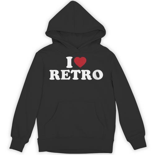 I Love Retro Vintage 80s 90s Nostalgia Unisex Hoodie - Figerry