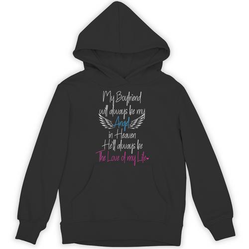 In Loving Memory Of My Boyfriend My Angel In Heaven Unisex Hoodie - Easessy