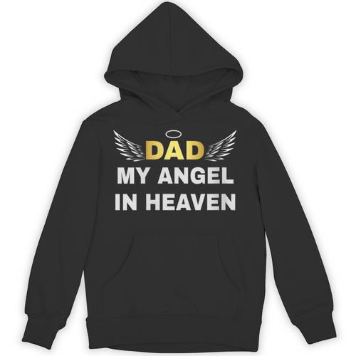 In Loving Memory Of My Dad My Angel In Heaven Angel In Heave Unisex Hoodie - Easessy