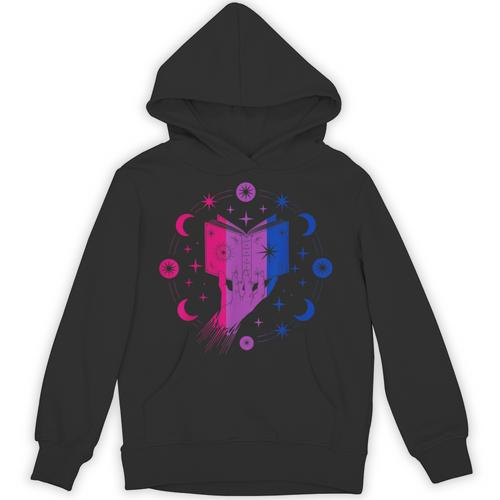 Magic Bi-Pride Book Of Cosmic Energy Unisex Hoodie - Bookorys