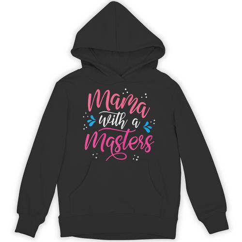 Mama With A Masters Degree Mom Graduation Mother's Day Unisex Hoodie - Best Gift Smart