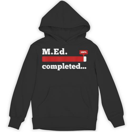Master Of Education Completed Teacher Master Graduation For Men Women Unisex Hoodie - Best Gift Smart