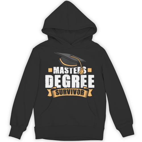 Masters Degree Survivor Graduation For MBA Graduate Unisex Hoodie - Best Gift Smart