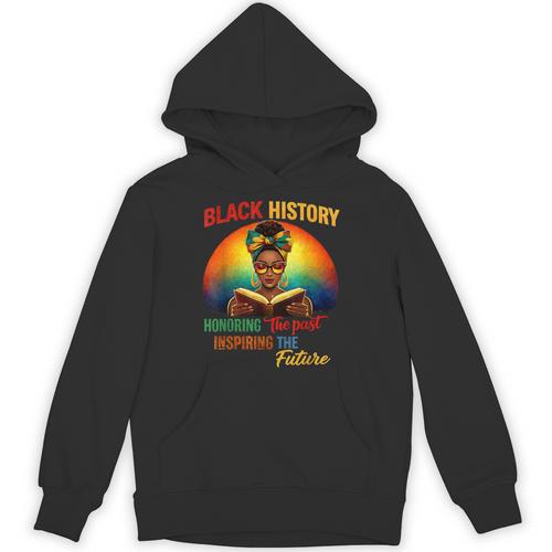 Melanin Honoring Past Inspiring Pride Book Month Unisex Hoodie - Bookorys