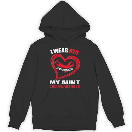 In My Memory Of My Aunt CHD AWARENESS Unisex Hoodie - Easessy