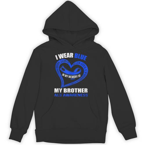 In My Memory Of My Brother ALS AWARENESS Unisex Hoodie - Easessy