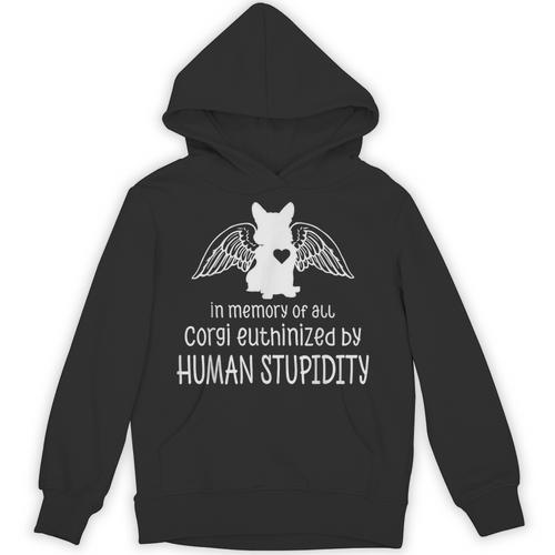 In Memory Of All Corgi Euthinized By Human Stupidity Unisex Hoodie - Easessy