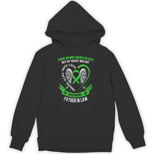 In Memory Of Father In Law Non Hodgkins Lymphoma Awareness Unisex Hoodie - Easessy