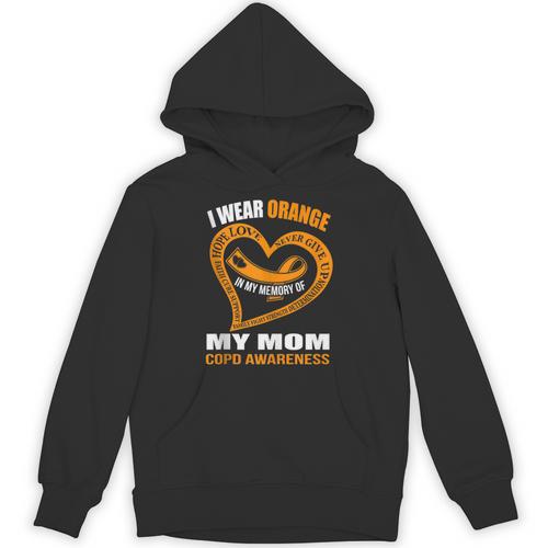 In My Memory Of My Mom COPD AWARENESS Unisex Hoodie - Easessy