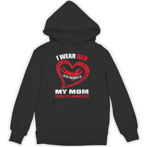 In My Memory Of My Mom VASCULITIS AWARENESS Unisex Hoodie - Easessy
