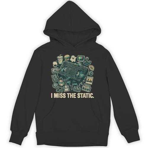 I Miss The Static Retro VHS Nostalgia Art Unisex Hoodie - Figerry