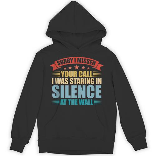 I Missed Your Call i Was Staring In Silence Introvert Unisex Hoodie - Raresse