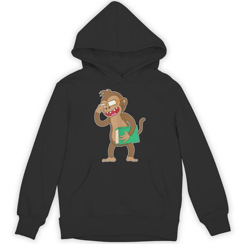 Monkey With a Book Unisex Hoodie - Bookorys