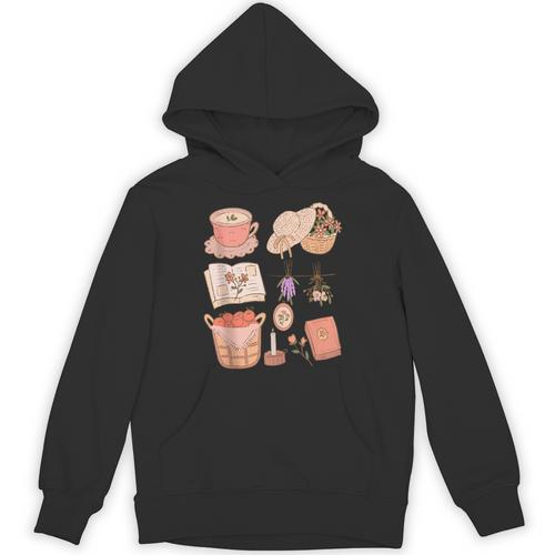 Nature Books And Cottage Core Picnic Art Unisex Hoodie - Bookorys