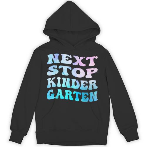 Next Stop Kindergarten Groovy Graduation Last Day Of School Unisex Hoodie - Best Gift Smart