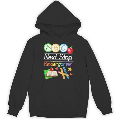 Next Stop Kindergarten Preschool Graduation 2025 Boy Girl Unisex Hoodie - Best Gift Smart