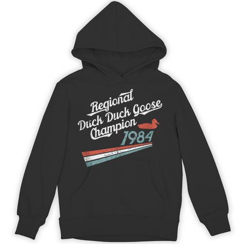 Nostalgia 80s Duck Goose Distressed Unisex Hoodie - Figerry