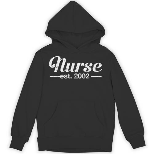 Nurse Est 2002 Graduation Unisex Hoodie - Best Gift Smart