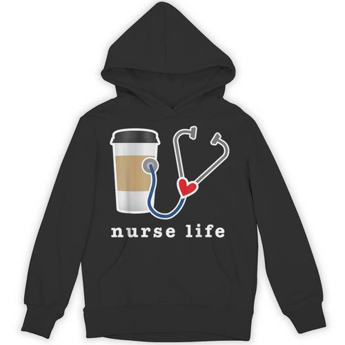 Nurse Life Graphic Nursing School Graduation Unisex Hoodie - Best Gift Smart