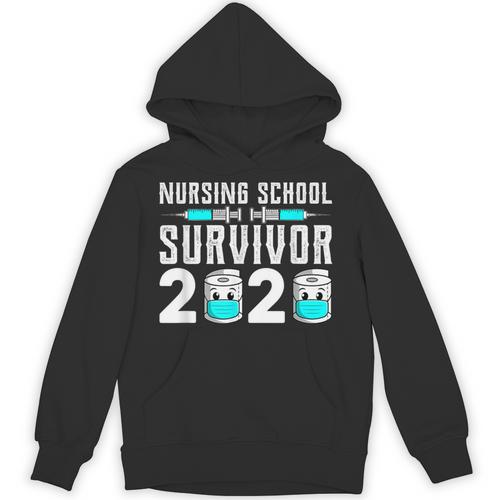 Nursing School Survivor Graduation Nurse RN 2020 Friend Unisex Hoodie - Best Gift Smart