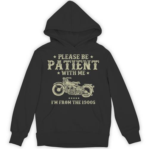 Old Biker I'm From The 1900s Motorcycle Classic Men Unisex Hoodie - Figerry