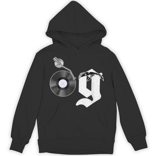 Old School Dad OG Hip Hop Head Vinyl Retro 80s90s Nostalgia Unisex Hoodie - Figerry