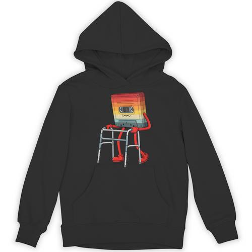 Old Vintage Cassette Tape 70s 80s 80s Outfit Nostalgia Unisex Hoodie - Figerry