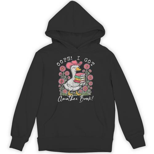 Oops I Got Another Book Goose Reading Humor Unisex Hoodie - Bookorys UK