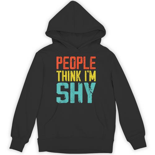 People Think I'm Shy I Introvert Unisex Hoodie - Raresse