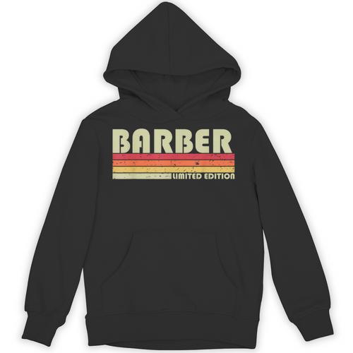 Personal Christmas Retro Vintage Graduation BARBER Job Title Profession Birthday Worker Idea Unisex Hoodie - Best Gift Smart