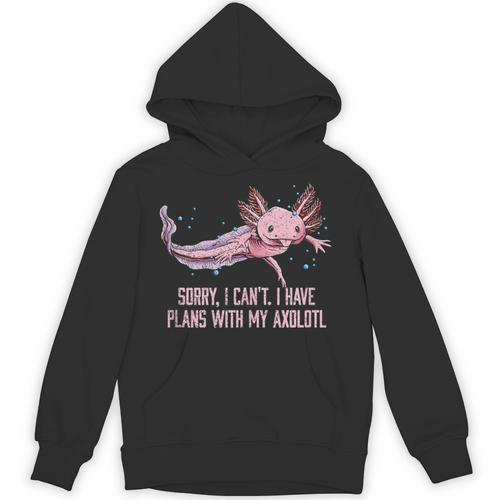 I Have Plans With My Axolotl Salamander Introvert Unisex Hoodie - Raresse