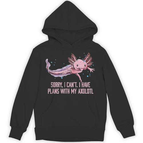 I Have Plans With My Axolotl Salamander Introvert Unisex Hoodie - Raresse