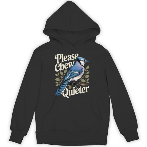 Please Chew Quieter Introvert Christmas Bird Watcher Unisex Hoodie - Raresse