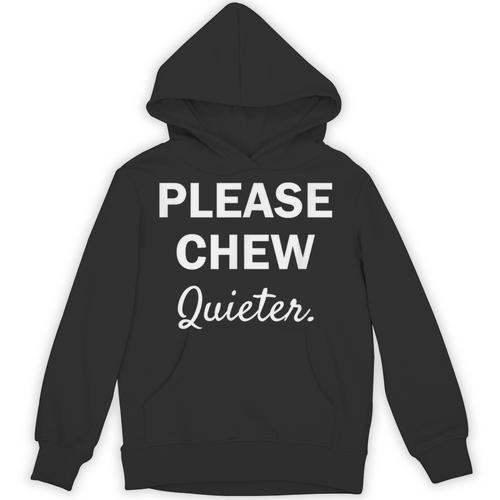 Please Chew Quieter Introvert Unisex Hoodie - Raresse
