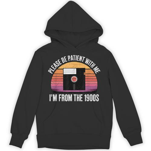 Please Be Patient With Me I'm From The 1900s PC Floppy Disk Unisex Hoodie - Figerry