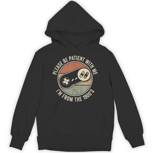 Please Be Patient With Me I'm From The 1900s Retro Gamer Unisex Hoodie - Figerry