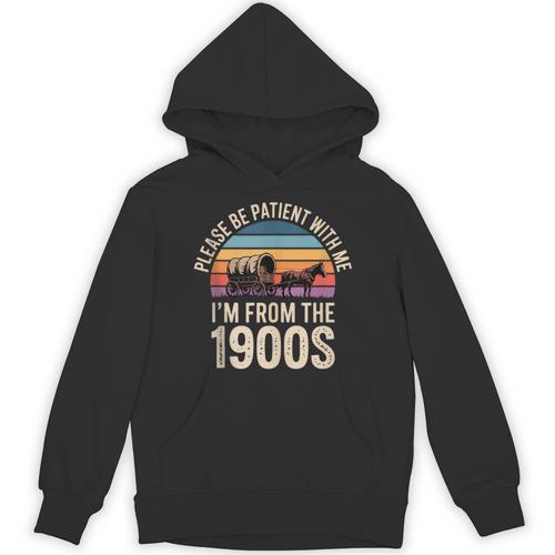 Please Be Patient With My I'm From The 1900s Retro Unisex Hoodie - Figerry