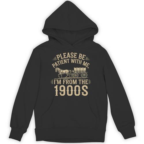 Please Be Patient With Me I'm From The 1900s Vintage Horse Unisex Hoodie - Figerry