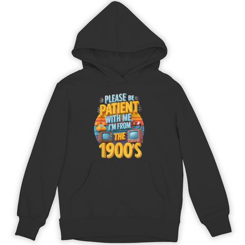 Please Be Patient-With Me I'm From The 1900s Retro 90's Unisex Hoodie - Figerry