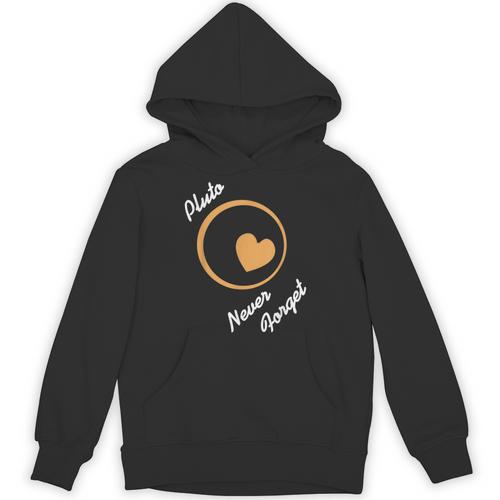 Pluto Never Forget Space Nostalgia Planetary Humor Unisex Hoodie - Figerry