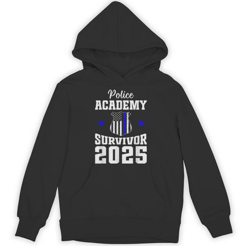 Police Academy Survivor 2025 Graduation Police School Unisex Hoodie - Best Gift Smart