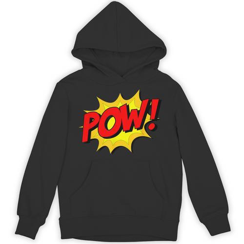 POW -Adults Kids Comic Book Cartoon Pop Art Novelty Sarcastic Unisex Hoodie - Bookorys DE